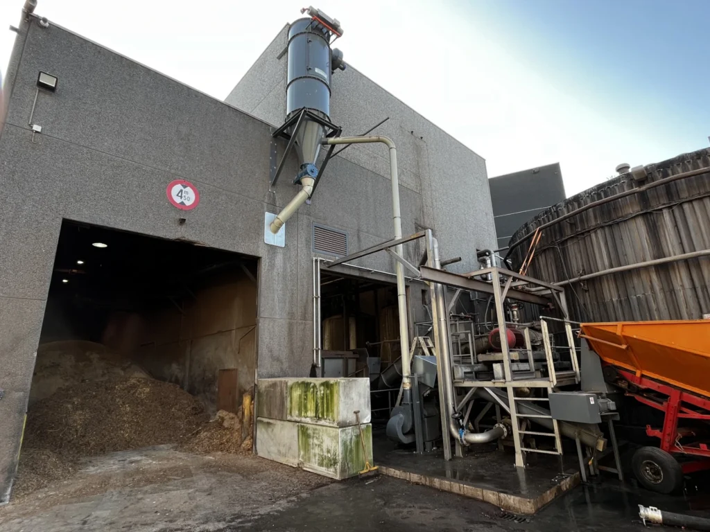 Filterinstallatie na hamermolen